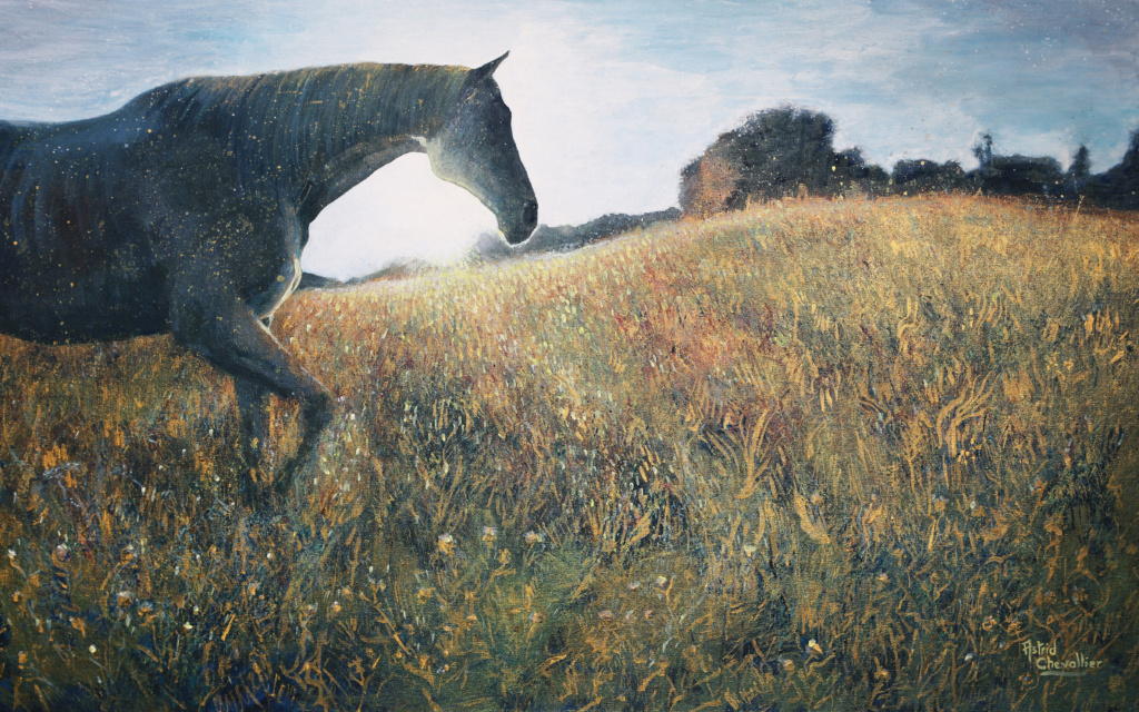 “Summer Late Afternoon in the Preserve” by Astrid Chevallier